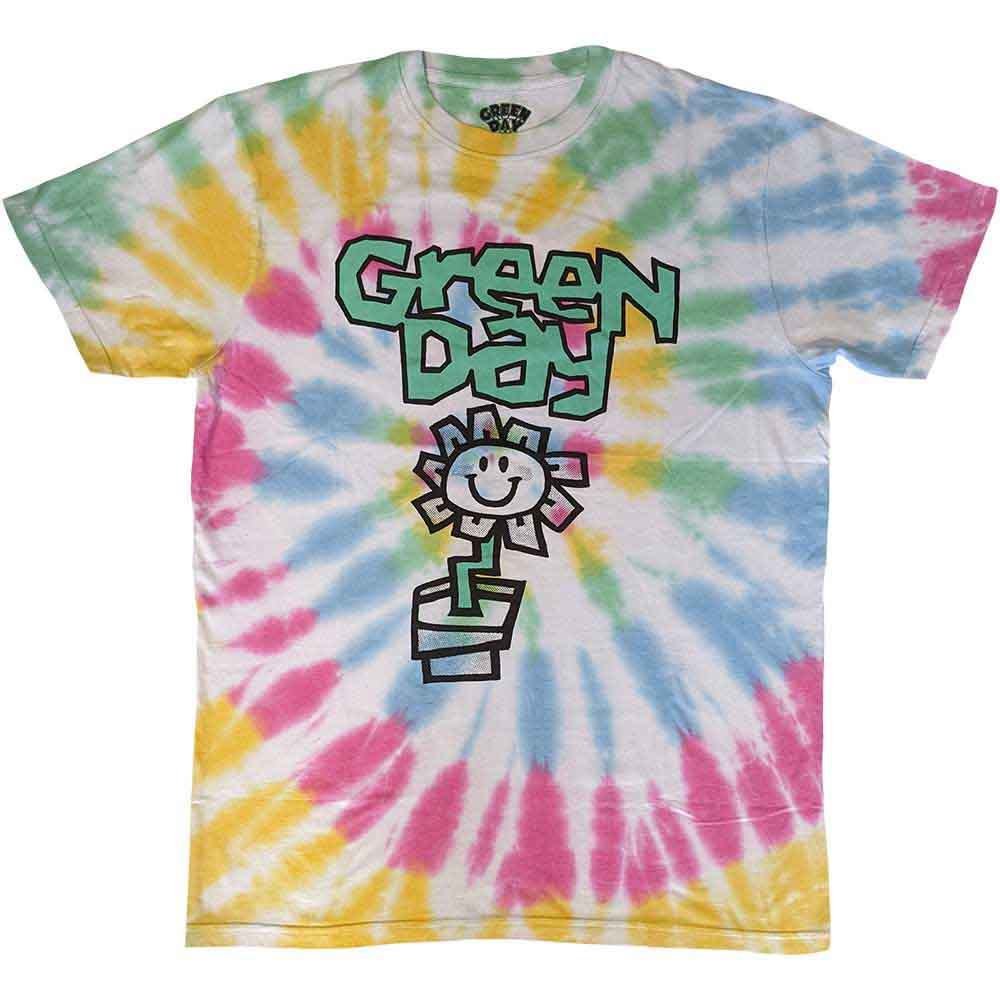 Green Day Flower Pot Mens T Shirt