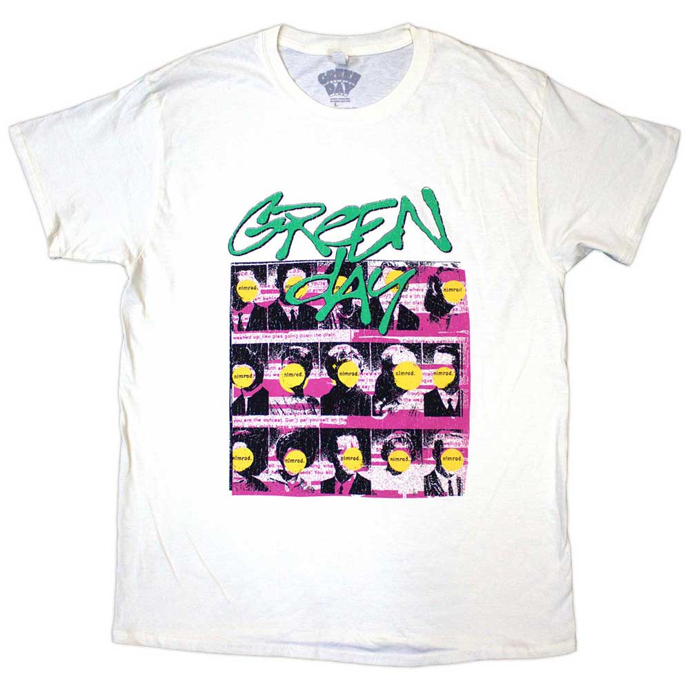 Green Day Nimrod Mugshots Mens T Shirt