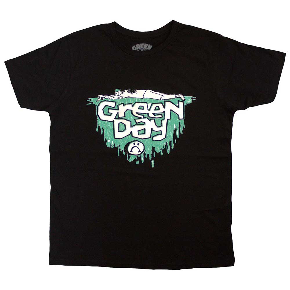 Green Day Sad Smiley Mens T Shirt