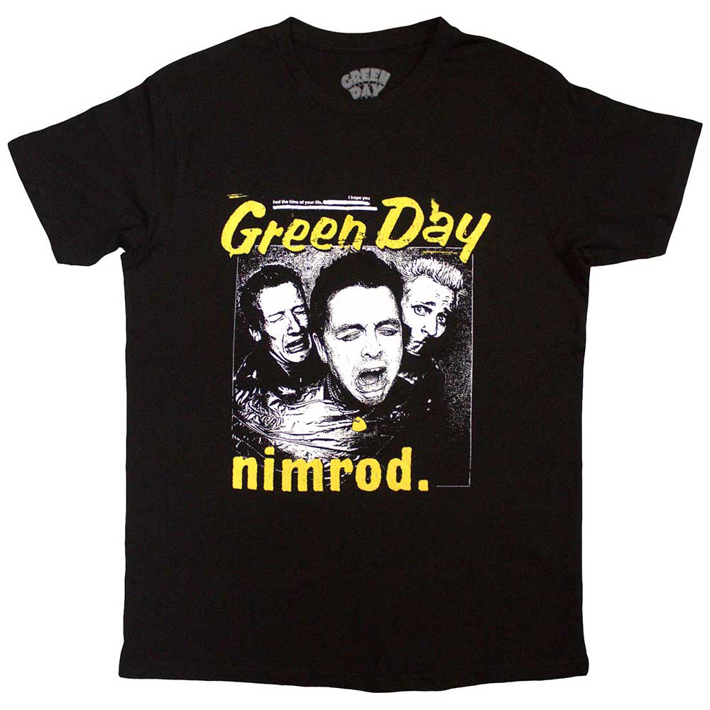 Green Day Yellow Pick -Nimrod Mens T Shirt