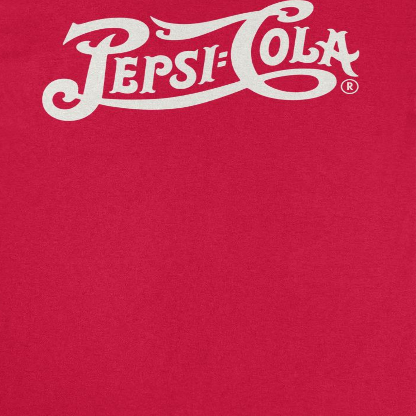 Pepsi Vintage Logo Invert Mens T Shirt Red