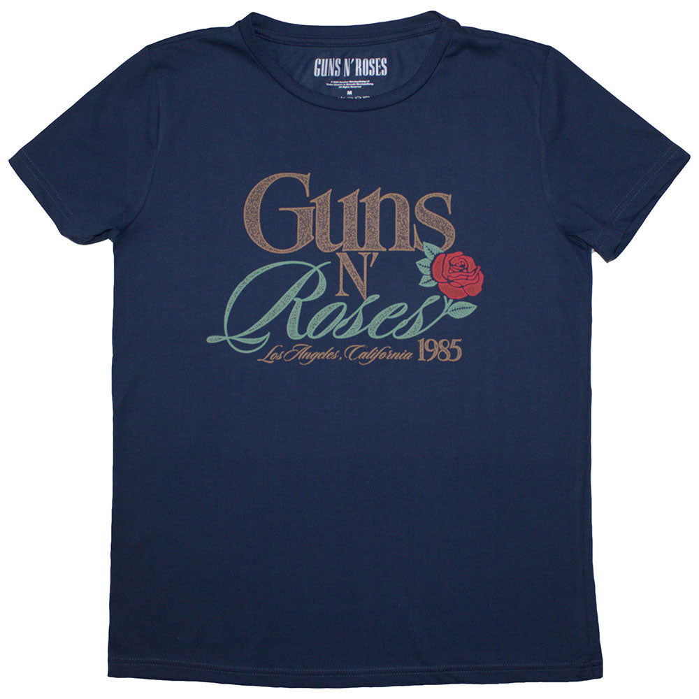 Guns N' Roses California 1985 Womens T Shirt