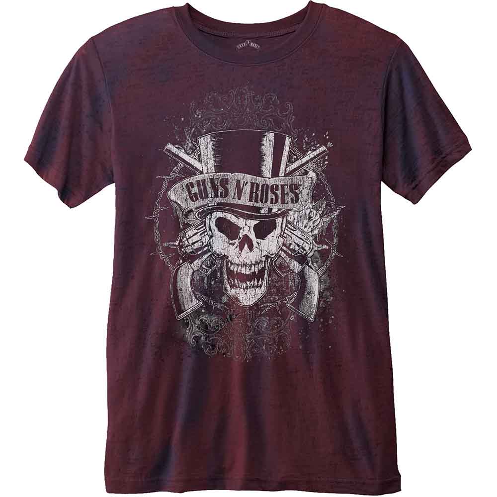 Guns N' Roses Faded Skull Mens T Shirt