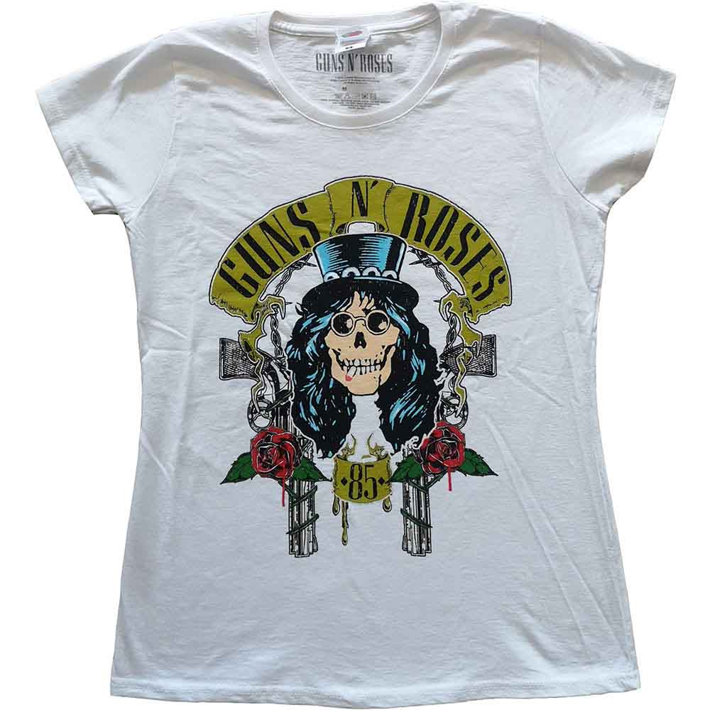 Guns N' Roses Slash '85 Womens T Shirt