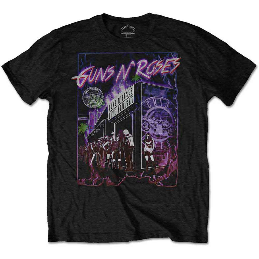 Guns N' Roses Sunset Boulevard Mens T Shirt