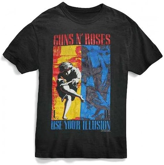 Guns n Roses Use Your Illusion 1991 Mens T Shirt Black