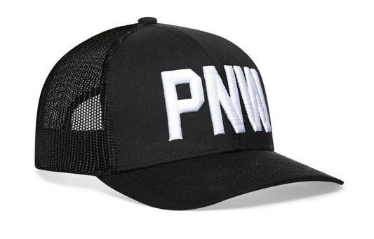 PNW Trucker Haka Hat Black PNW Snapback