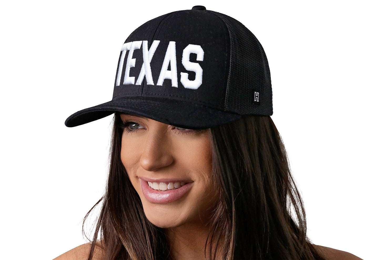 Texas Trucker Haka Hat Black TEXAS Snapback