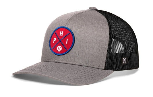 Philadelphia Trucker Hat | PHI X Baseball Snapback