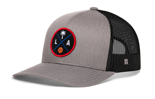 Los Angeles Trucker Hat | LA X Basketball Snapback