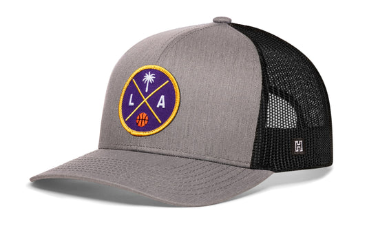 Los Angeles Trucker Hat | LA X Basketball Snapback