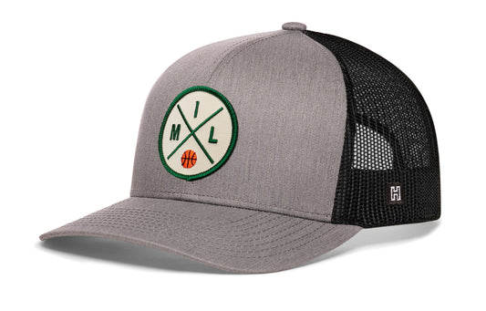 Milwaukee Trucker Hat | MIL X Basketball Snapback