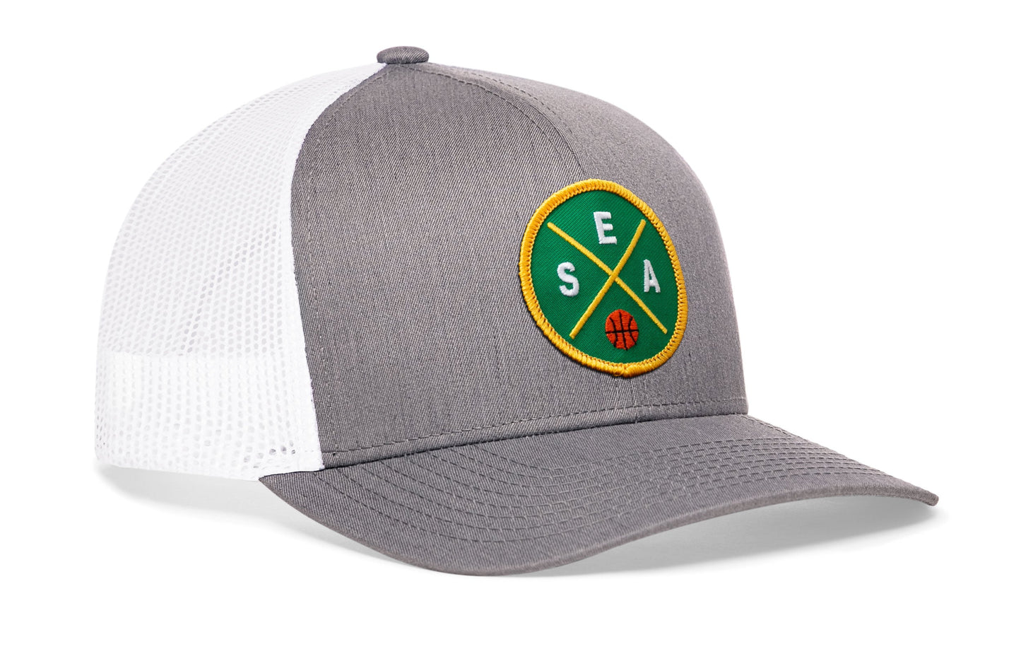 Seattle Trucker Hat | SEA X Basketball Snapback