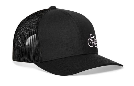 Bicycle Trucker Haka Hat Black Outdoors Snapback
