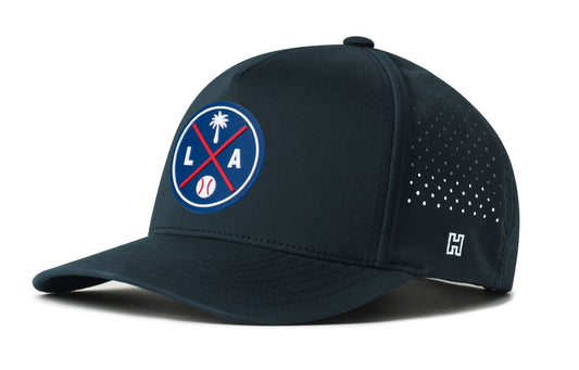 Los Angeles Baseball Performance 5-Panel Hat | Blue LA X Flexfit® Snapback