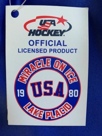 USA Hockey Adult Miracle on Ice 1980 Team Jersey Authentic White T-Shirt
