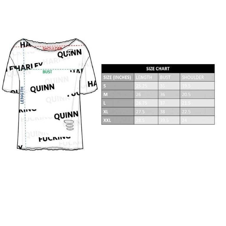 Harley Quinn Birds of Prey Cosplay Distressed T Shirt