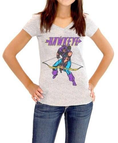 Hawkeye Bow Down Juniors T Shirt
