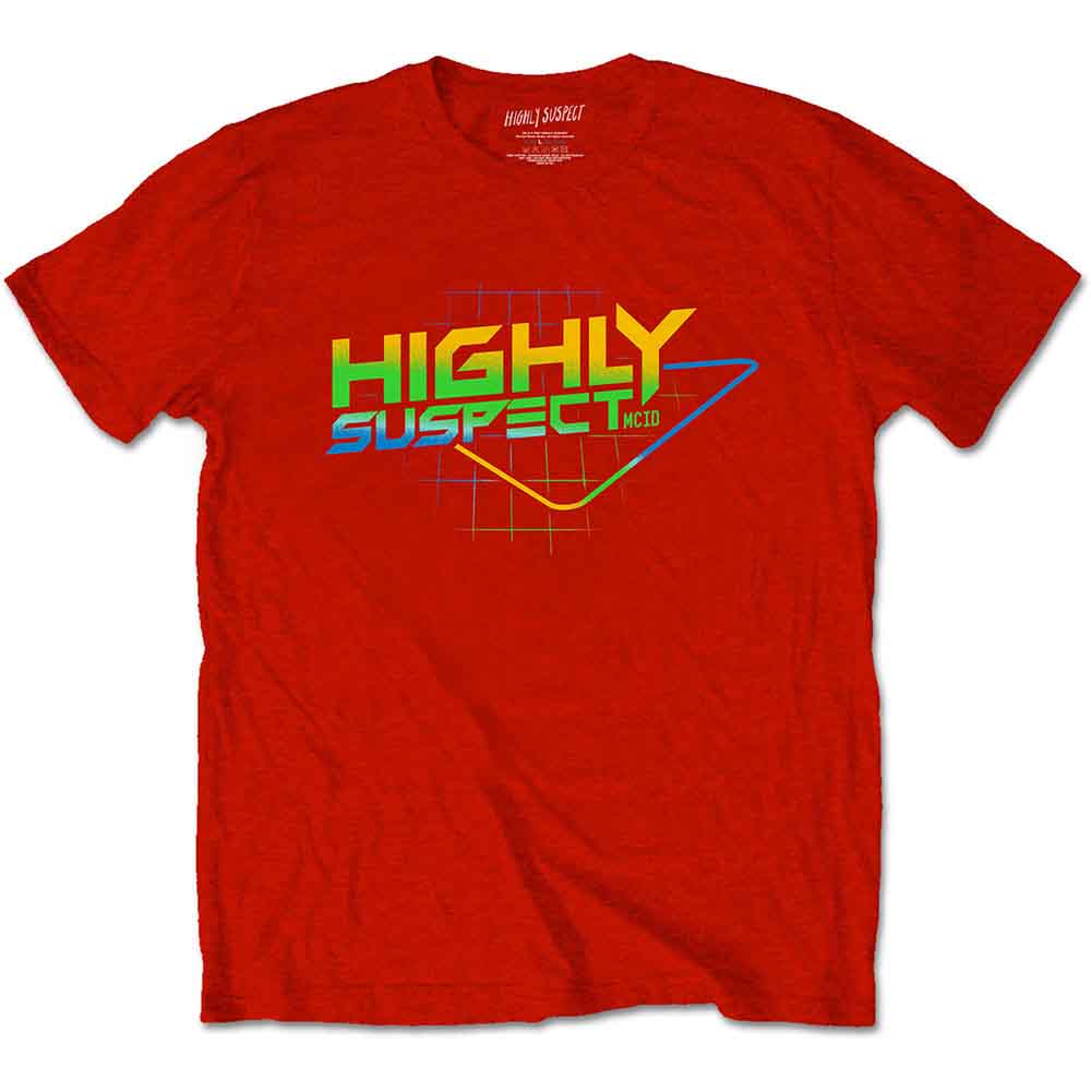 Highly Suspect Gradient Type Mens T Shirt