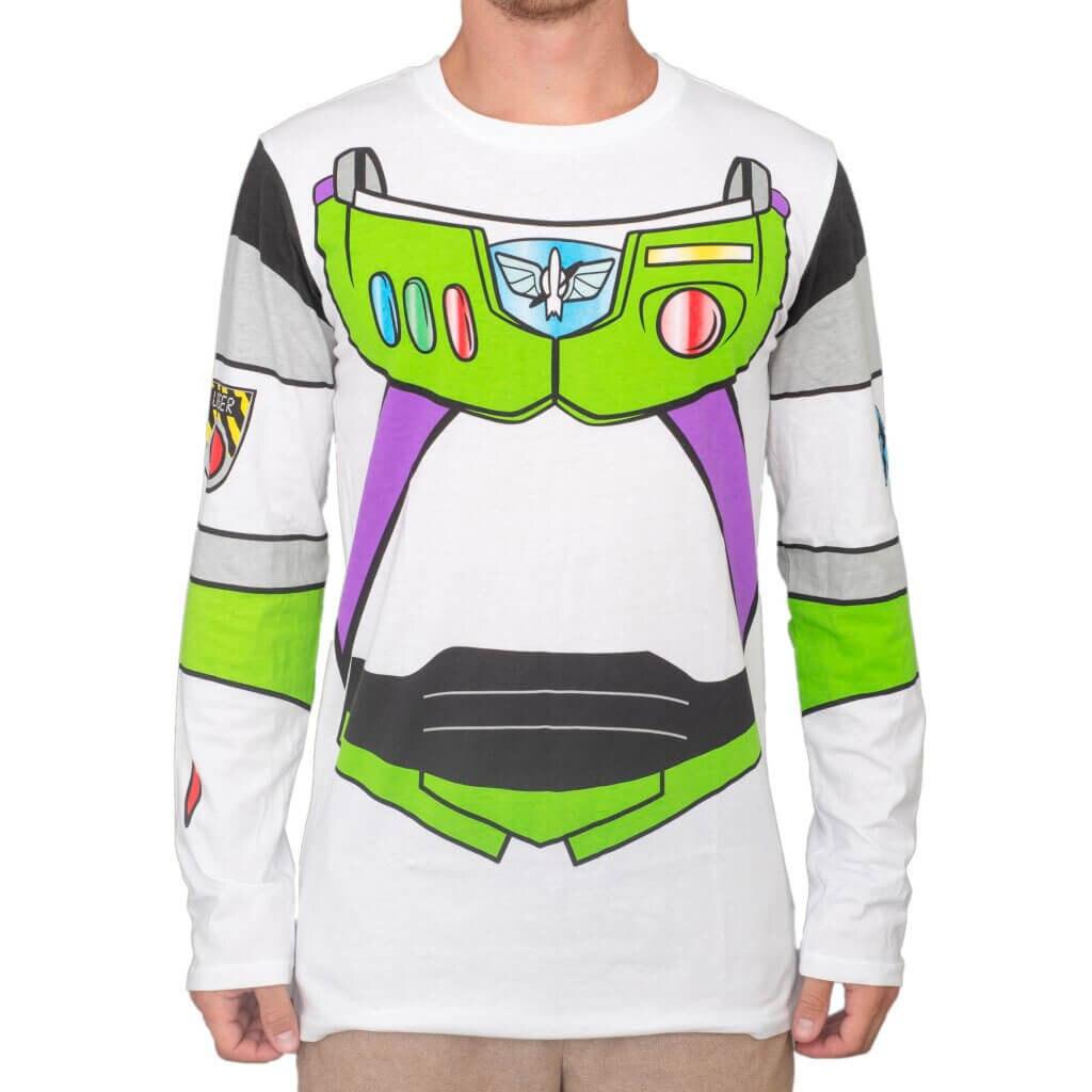 I am Buzz Lightyear Adult Long Sleeve Costume T Shirt