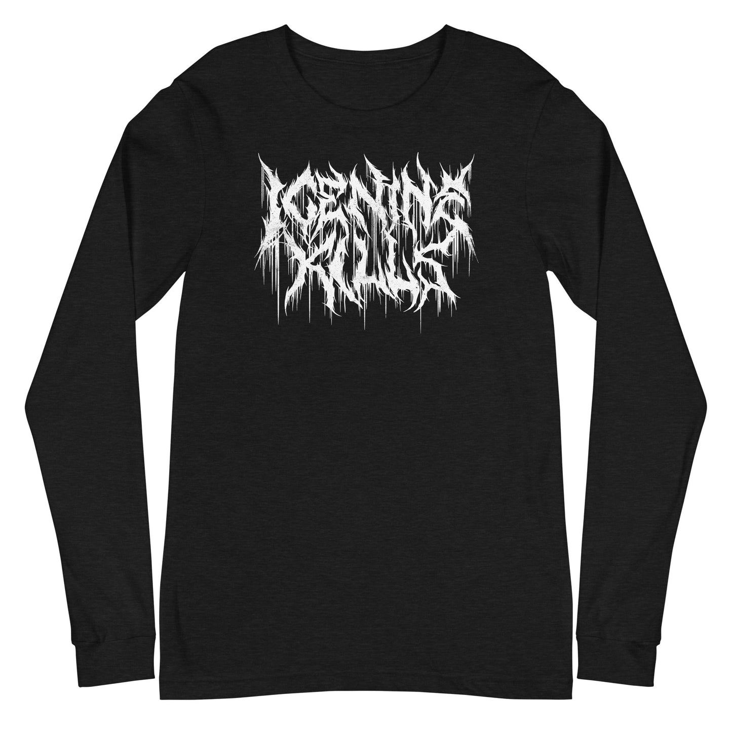 Ice Nine Kills - White Drip Logo Long Sleeve Shirt