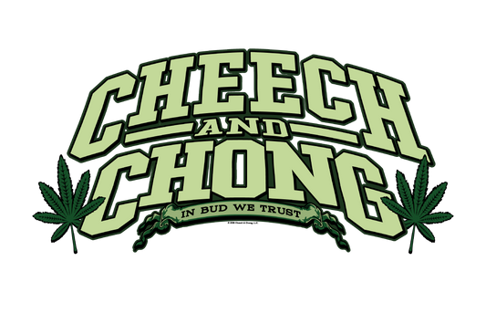 Cheech & Chong In Bud We Trust Logo Mens T Shirt Kelly Green