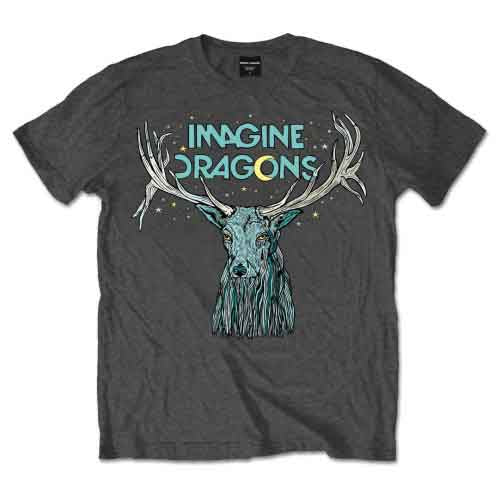Imagine Dragons Elk in Stars Mens T Shirt
