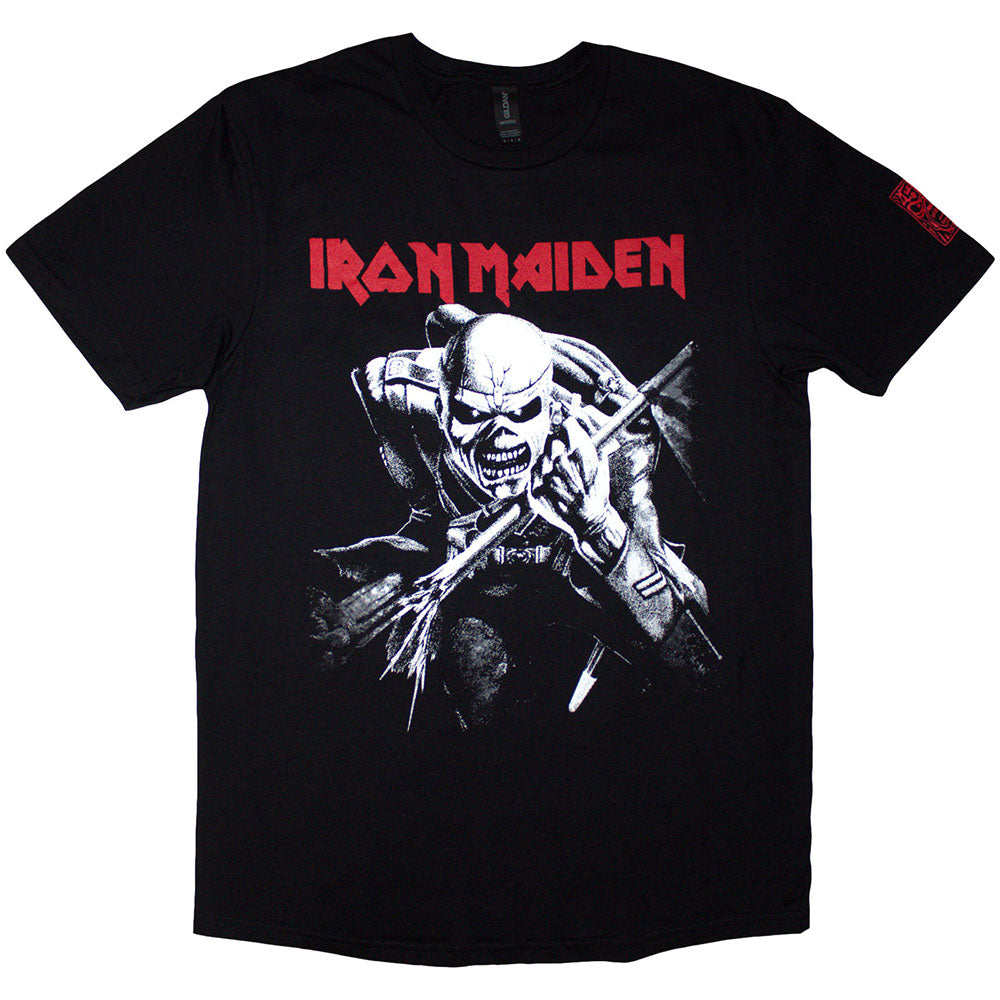 Iron Maiden 50 Trooper Charge White Mens T Shirt