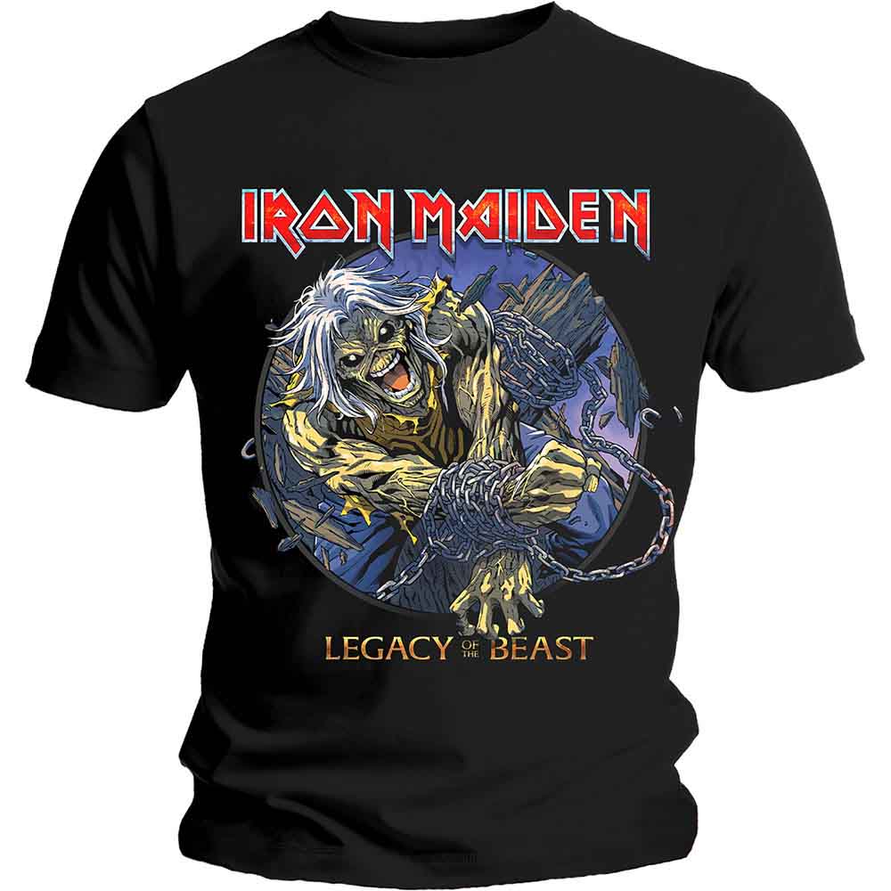 Iron Maiden Eddie Chained Legacy Mens T Shirt