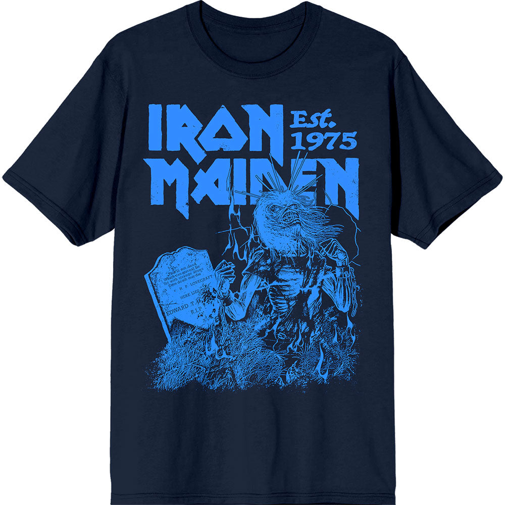 Iron Maiden Est. 1975 Life After Death Stamp Mens T Shirt