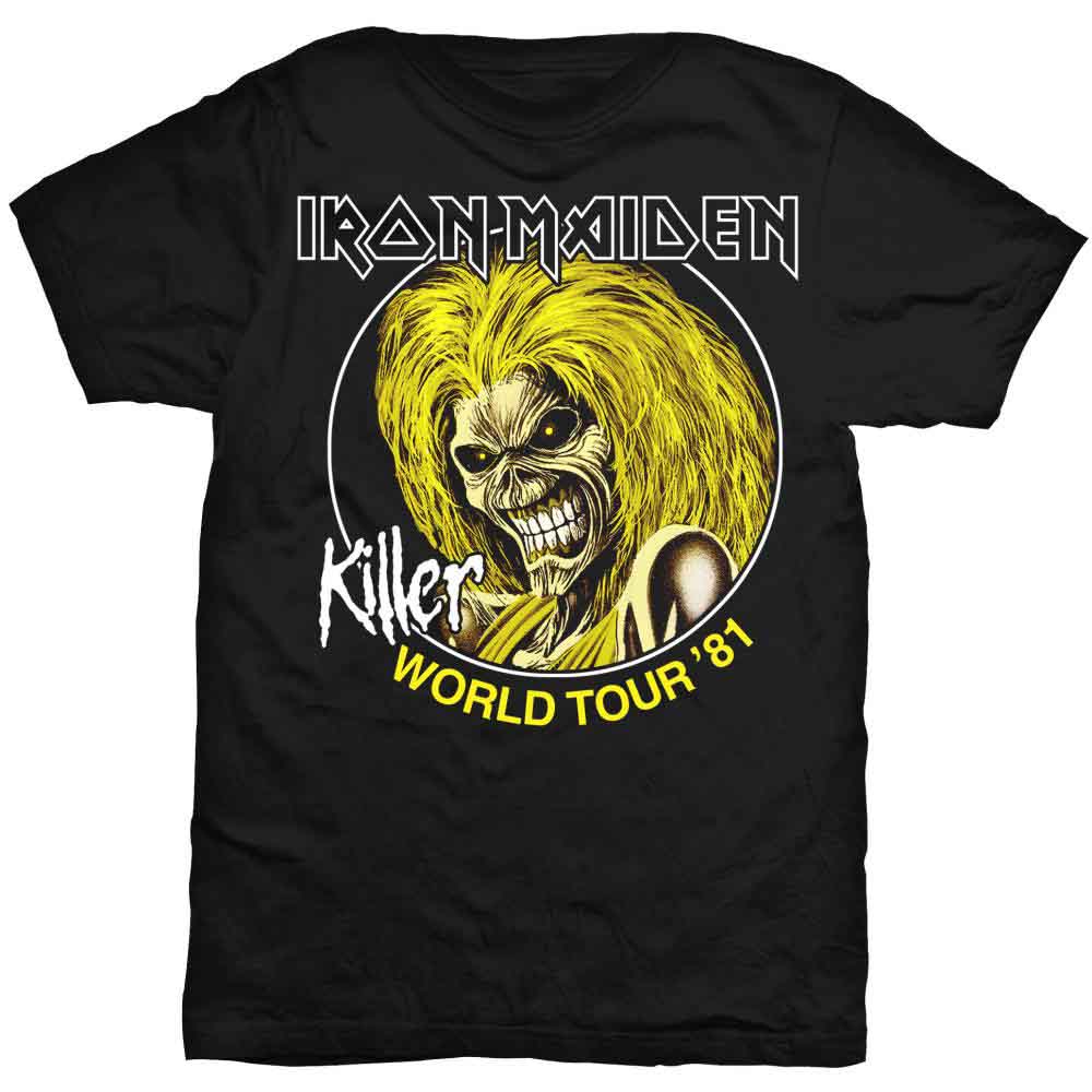 Iron Maiden Killer World Tour 81 Mens T Shirt