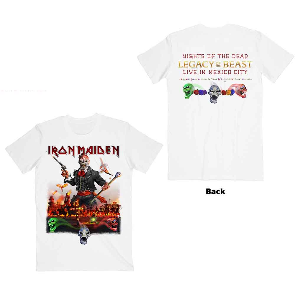 Iron Maiden Legacy of the Beast Live In Mexico City Mens T Shirt