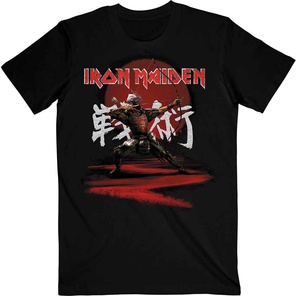 Iron Maiden Senjutsu Eddie Archer Kanji Mens T Shirt