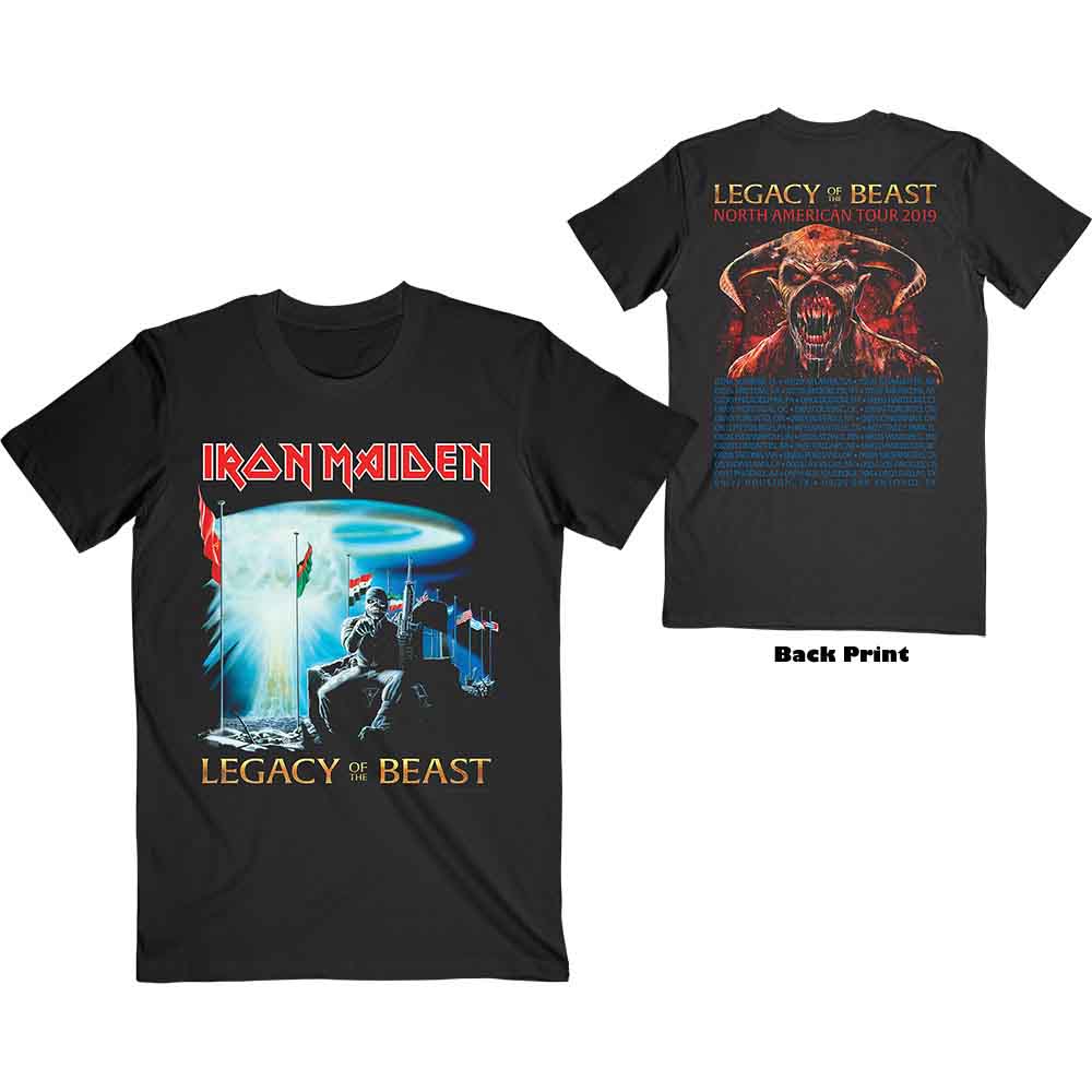Iron Maiden Two Minutes to Midnight Mens T Shirt