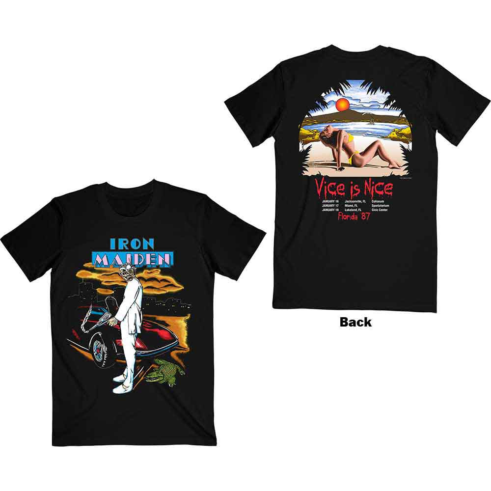 Iron Maiden Vice Is Nice Mens T Shirt