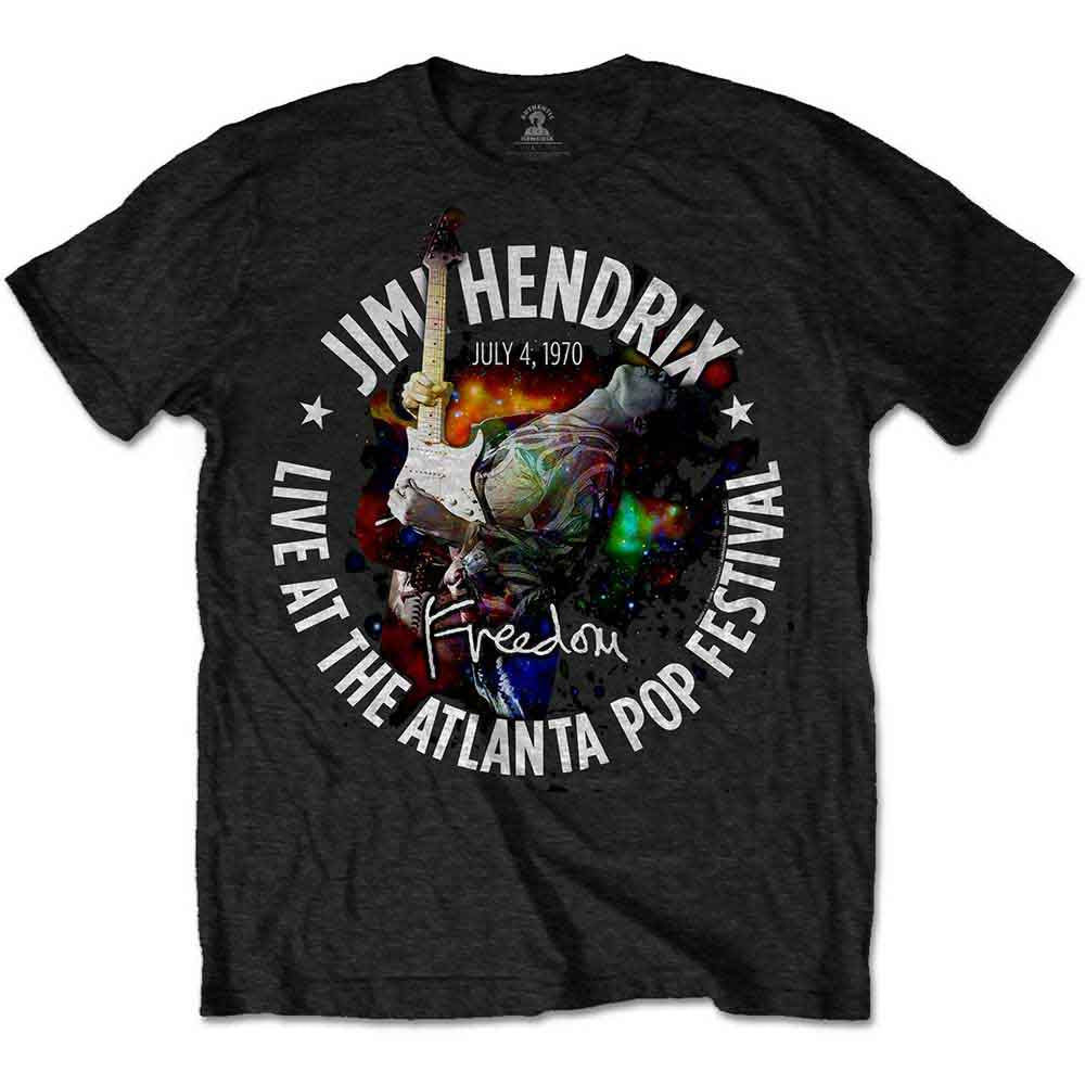 Jimi Hendrix Atlanta Pop Festival 1970 Mens T Shirt