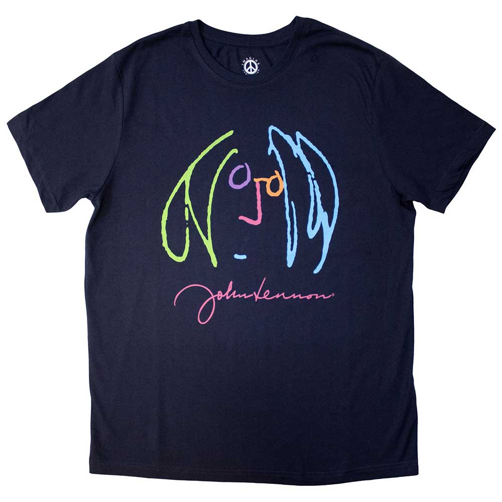John Lennon Self Portrait Full Colour Mens T Shirt
