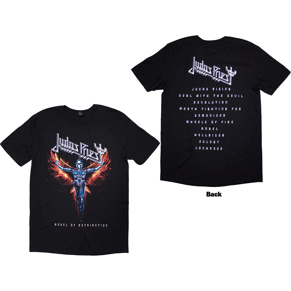 Judas Priest Angel Of Retribution Tracklist Mens T Shirt