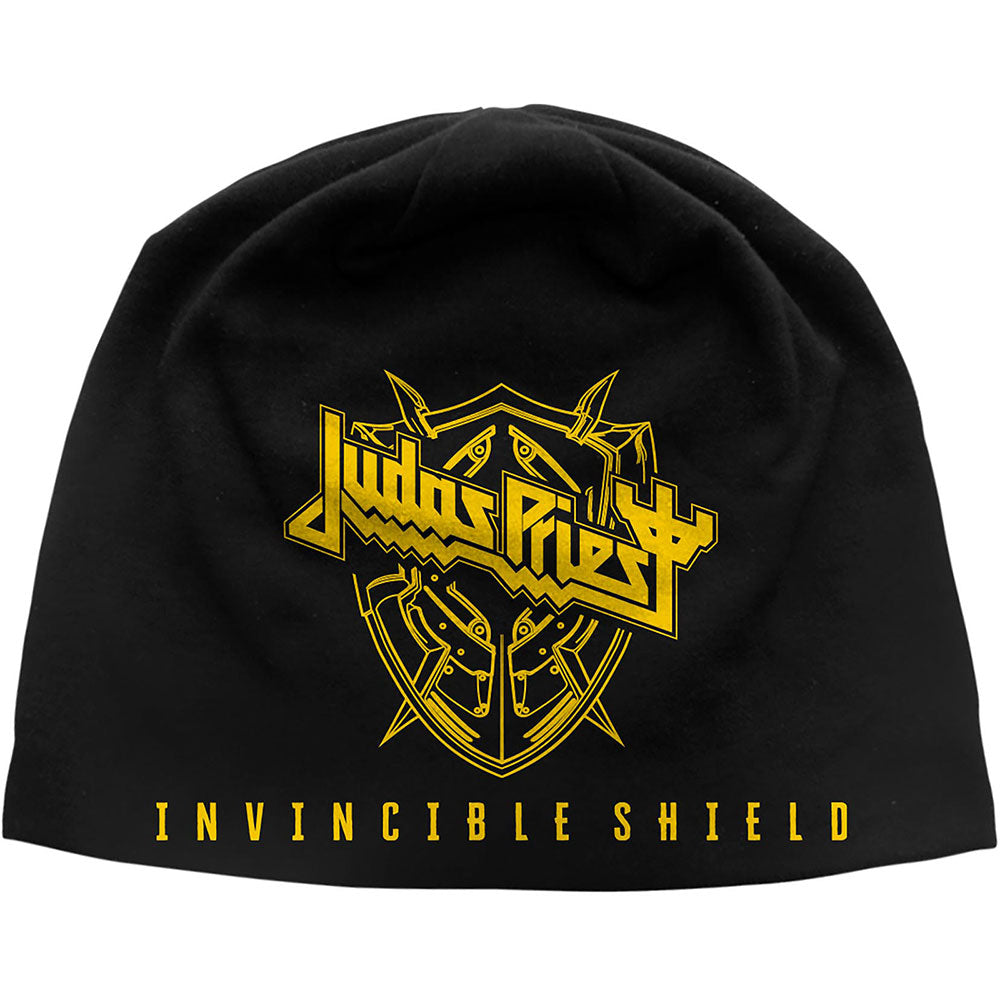 Judas Priest Invincible Shield JD Print Beanie Hat Black