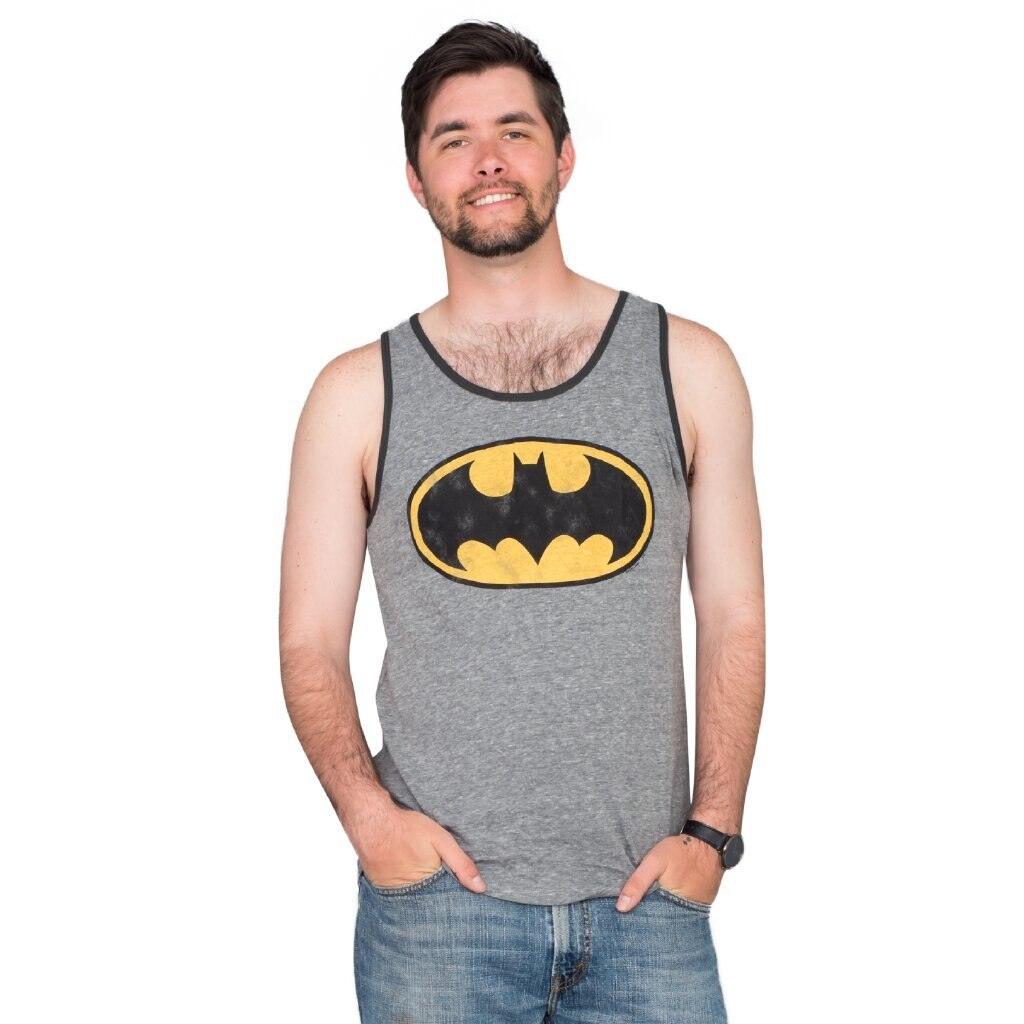 Junk Food DC Comics Batman Logo Tank