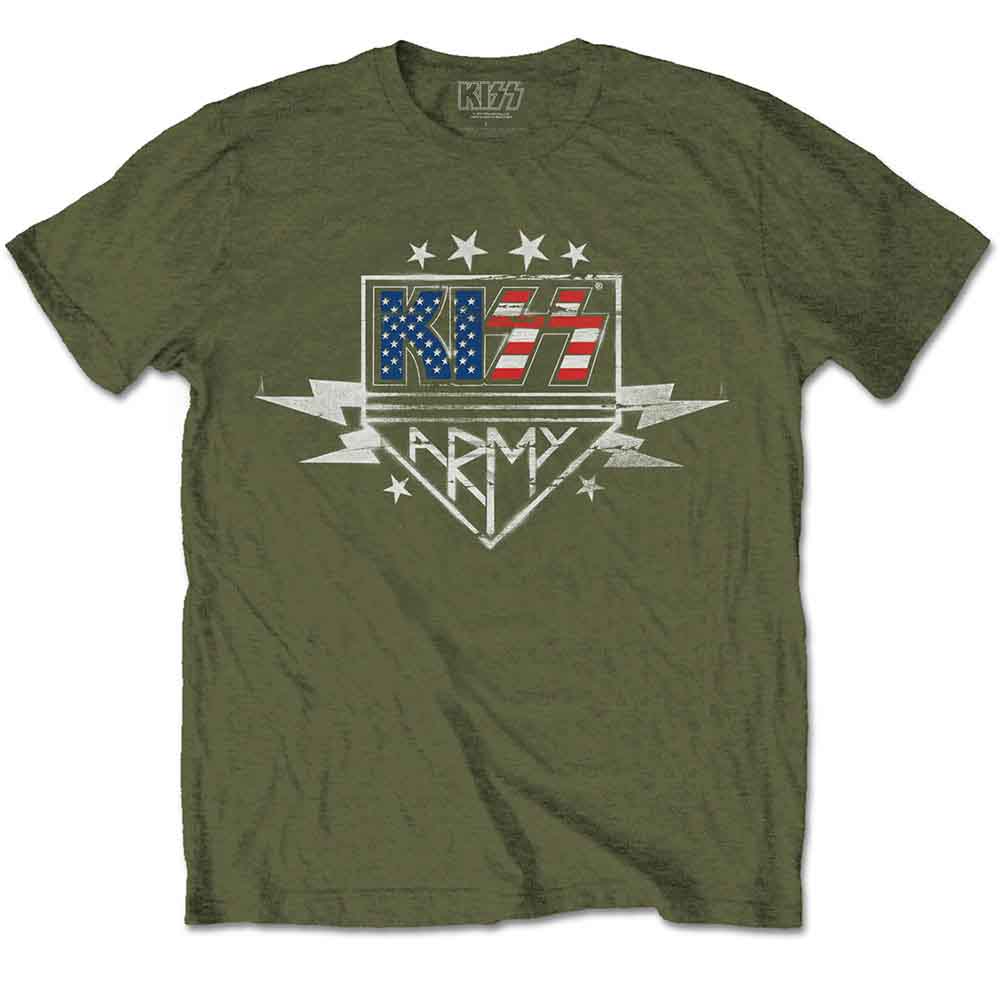Kiss Army Lightning Mens T Shirt