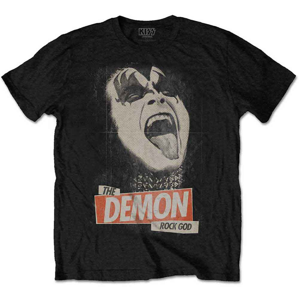 Kiss The Demon Rock Mens T Shirt