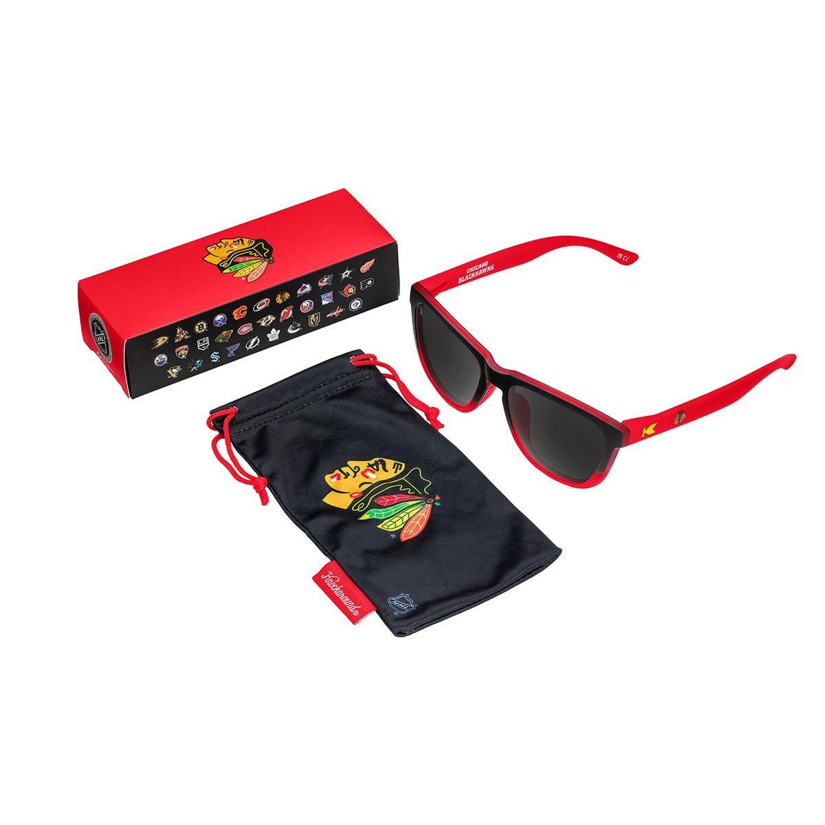 Chicago Blackhawks Officially Licensed Knockaround Sunglasses