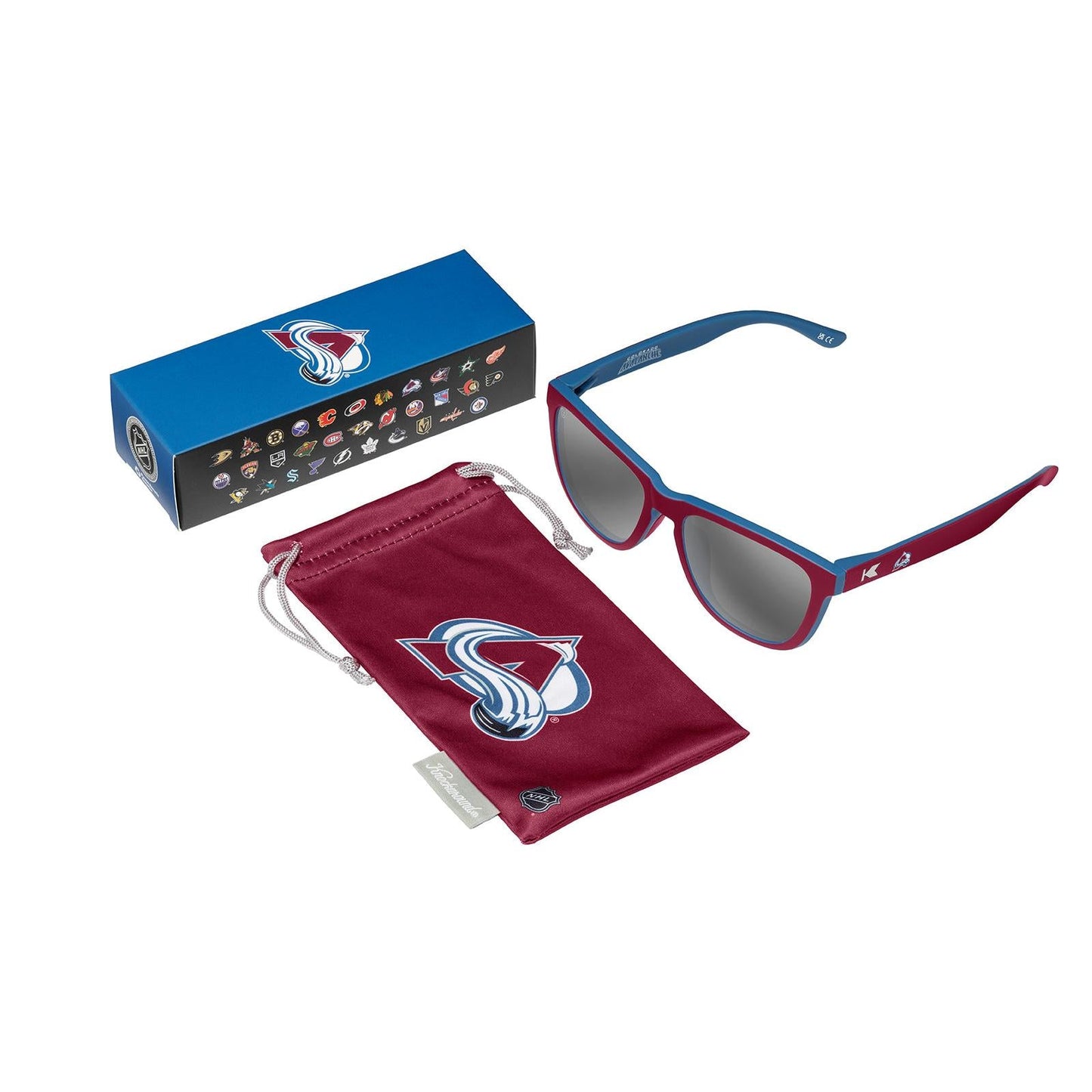 Colorado Avalanche Officially Licensed Knockaround Sunglasses