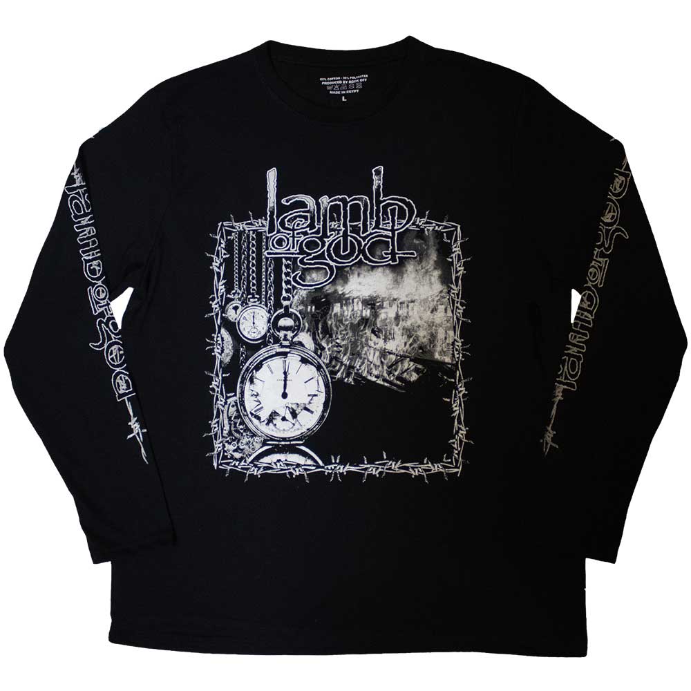 Lamb Of God Barbed Wire Long Sleeve Shirt