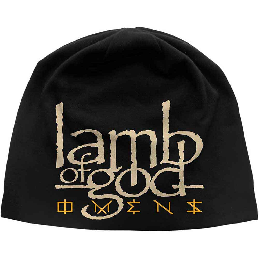 Lamb Of God Omens Beanie Hat Black
