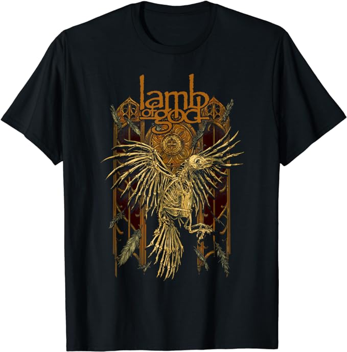 Lamb of God Crow Officially Licensed Mens T Shirt Black