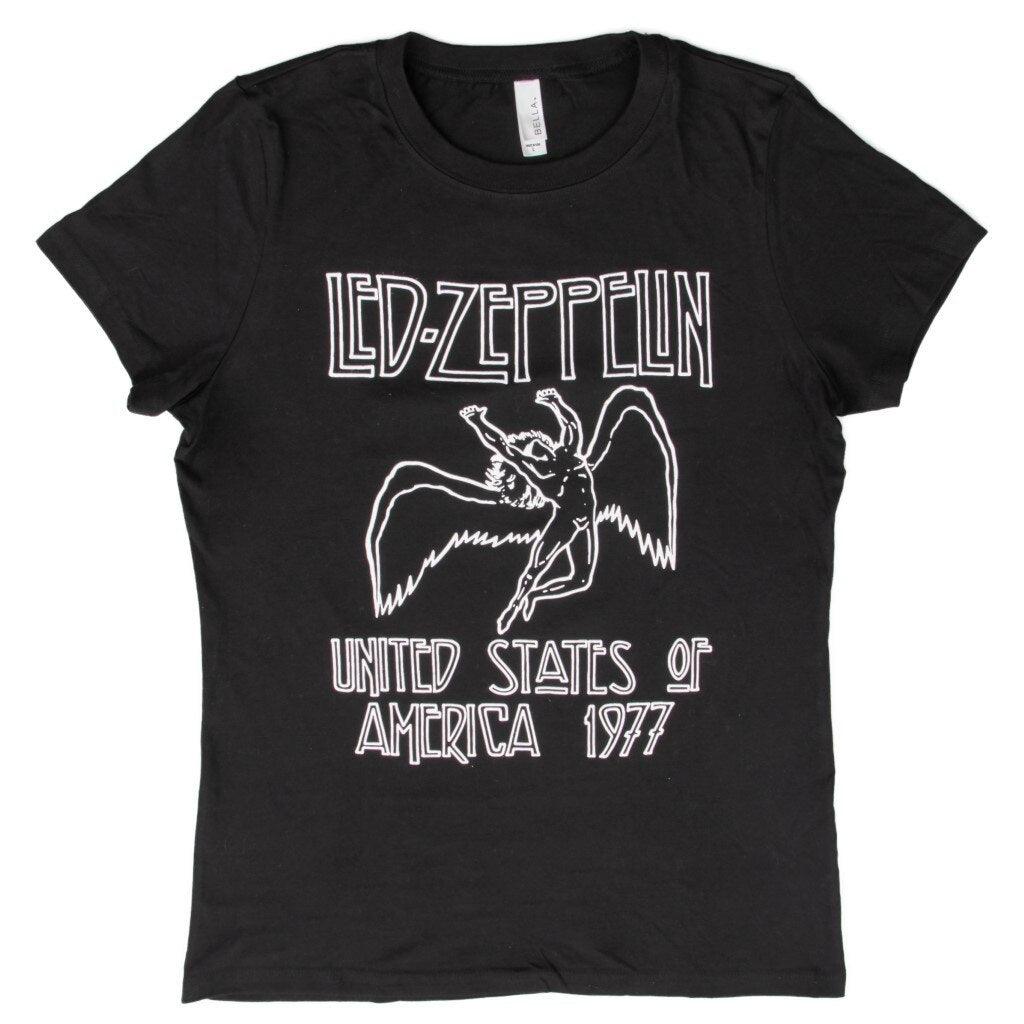 Led Zeppelin 1977 American Tour Juniors T Shirt