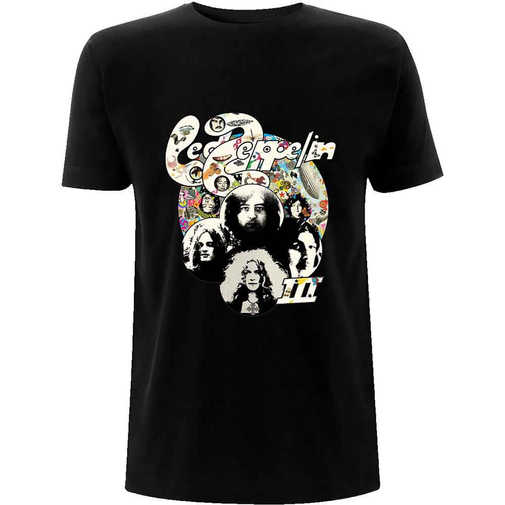 Led Zeppelin Photo III Mens T Shirt