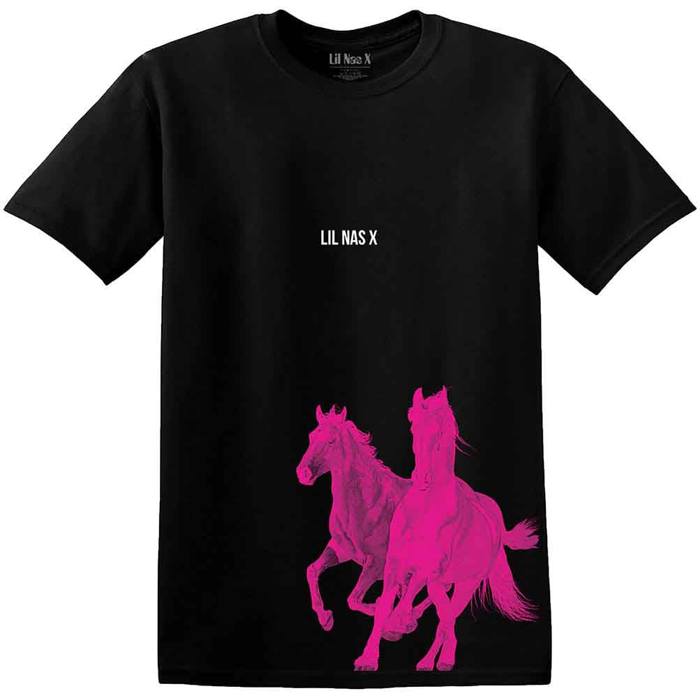 Lil Nas X Pink Horses Mens T Shirt